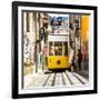Welcome to Portugal Square Collection - Bica Yellow Tram-Philippe Hugonnard-Framed Photographic Print