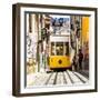 Welcome to Portugal Square Collection - Bica Yellow Tram-Philippe Hugonnard-Framed Premium Photographic Print