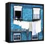 Welcome to Portugal Square Collection - Blue Brick Facade-Philippe Hugonnard-Framed Stretched Canvas