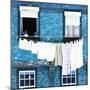 Welcome to Portugal Square Collection - Blue Brick Facade-Philippe Hugonnard-Mounted Photographic Print