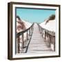 Welcome to Portugal Square Collection - Boardwalk on the Beach II-Philippe Hugonnard-Framed Photographic Print