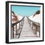 Welcome to Portugal Square Collection - Boardwalk on the Beach II-Philippe Hugonnard-Framed Photographic Print