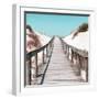 Welcome to Portugal Square Collection - Boardwalk on the Beach II-Philippe Hugonnard-Framed Photographic Print