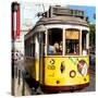 Welcome to Portugal Square Collection - Camoes 24 Lisbon Tramway III-Philippe Hugonnard-Stretched Canvas