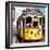 Welcome to Portugal Square Collection - Camoes 24 Lisbon Tramway III-Philippe Hugonnard-Framed Premium Photographic Print