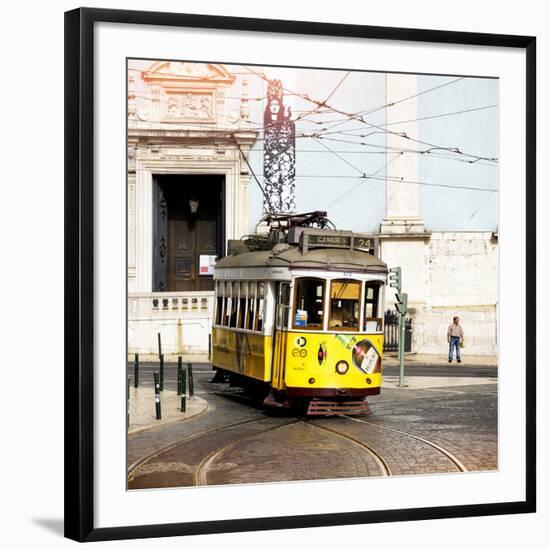 Welcome to Portugal Square Collection - Camoes 24 Lisbon Tramway-Philippe Hugonnard-Framed Photographic Print