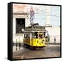 Welcome to Portugal Square Collection - Camoes 24 Lisbon Tramway-Philippe Hugonnard-Framed Stretched Canvas