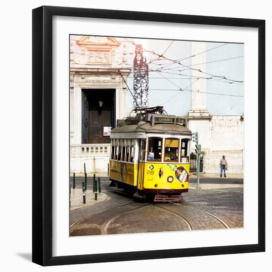 Welcome to Portugal Square Collection - Camoes 24 Lisbon Tramway-Philippe Hugonnard-Framed Photographic Print