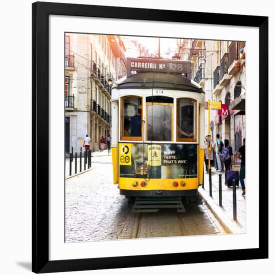 Welcome to Portugal Square Collection - Carreira 28 Lisbon Tram-Philippe Hugonnard-Framed Photographic Print