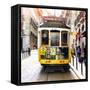 Welcome to Portugal Square Collection - Carreira 28 Lisbon Tram-Philippe Hugonnard-Framed Stretched Canvas