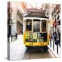 Welcome to Portugal Square Collection - Carreira 28 Lisbon Tram-Philippe Hugonnard-Stretched Canvas