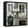 Welcome to Portugal Square Collection - Facade Bica Grande-Philippe Hugonnard-Framed Stretched Canvas