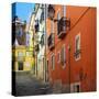 Welcome to Portugal Square Collection - Lisbon Colorful Facades-Philippe Hugonnard-Stretched Canvas