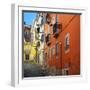 Welcome to Portugal Square Collection - Lisbon Colorful Facades-Philippe Hugonnard-Framed Photographic Print