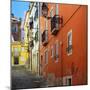 Welcome to Portugal Square Collection - Lisbon Colorful Facades-Philippe Hugonnard-Mounted Photographic Print