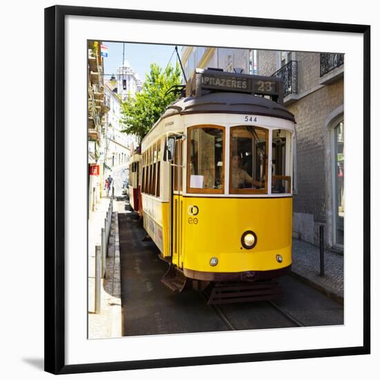 Welcome to Portugal Square Collection - Lisbon Tram 28-Philippe Hugonnard-Framed Photographic Print