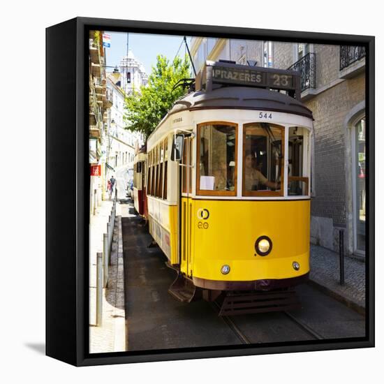 Welcome to Portugal Square Collection - Lisbon Tram 28-Philippe Hugonnard-Framed Stretched Canvas