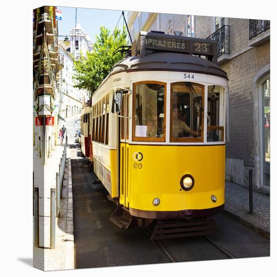 Welcome to Portugal Square Collection - Lisbon Tram 28-Philippe Hugonnard-Stretched Canvas