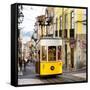 Welcome to Portugal Square Collection - Lisbon Tram-Philippe Hugonnard-Framed Stretched Canvas