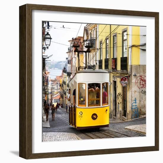 Welcome to Portugal Square Collection - Lisbon Tram-Philippe Hugonnard-Framed Photographic Print