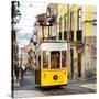 Welcome to Portugal Square Collection - Lisbon Tram-Philippe Hugonnard-Stretched Canvas