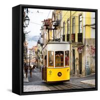 Welcome to Portugal Square Collection - Lisbon Tram-Philippe Hugonnard-Framed Stretched Canvas