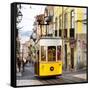 Welcome to Portugal Square Collection - Lisbon Tram-Philippe Hugonnard-Framed Stretched Canvas