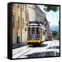 Welcome to Portugal Square Collection - Moniz Tram 28 Lisbon-Philippe Hugonnard-Framed Stretched Canvas