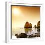 Welcome to Portugal Square Collection - Praia do Camilo at Sunset-Philippe Hugonnard-Framed Photographic Print