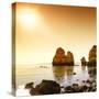 Welcome to Portugal Square Collection - Praia do Camilo at Sunset-Philippe Hugonnard-Stretched Canvas
