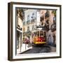 Welcome to Portugal Square Collection - Prazeres 28 Lisbon Tram-Philippe Hugonnard-Framed Photographic Print