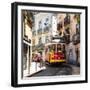 Welcome to Portugal Square Collection - Prazeres 28 Lisbon Tram-Philippe Hugonnard-Framed Photographic Print