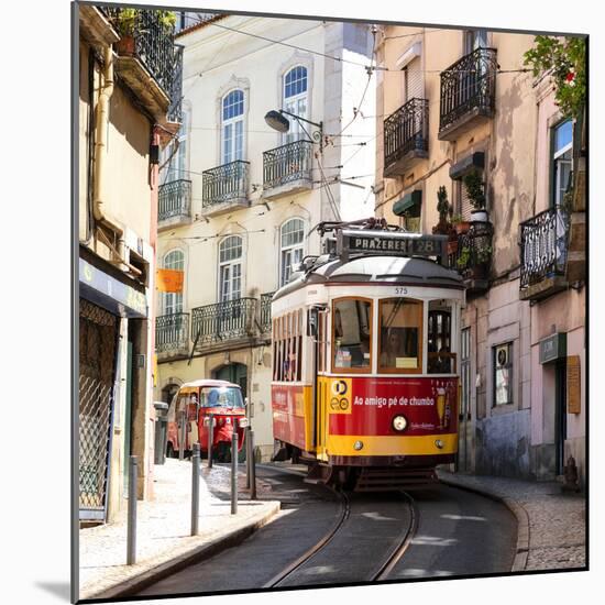 Welcome to Portugal Square Collection - Prazeres 28 Lisbon Tram-Philippe Hugonnard-Mounted Photographic Print