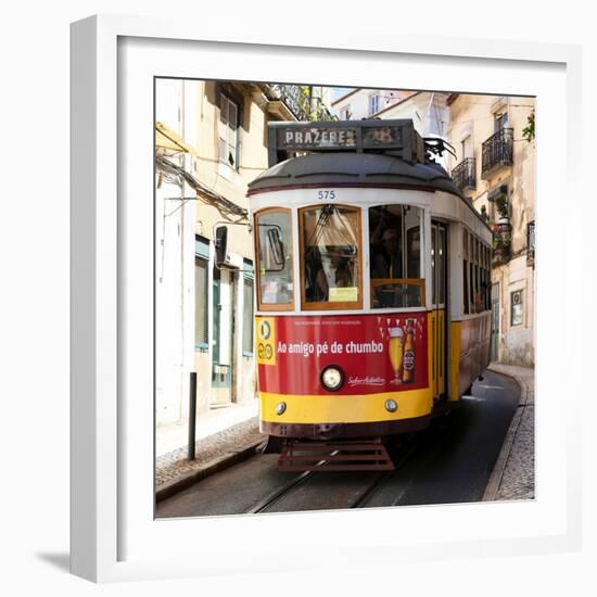 Welcome to Portugal Square Collection - Prazeres Tram 28 Lisbon-Philippe Hugonnard-Framed Photographic Print