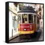 Welcome to Portugal Square Collection - Prazeres Tram 28 Lisbon-Philippe Hugonnard-Framed Stretched Canvas