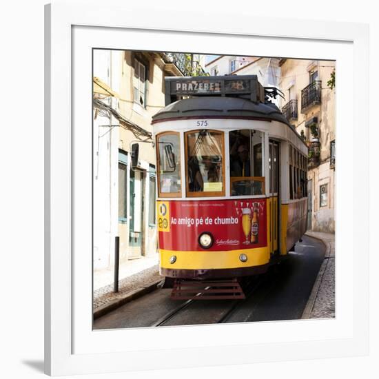 Welcome to Portugal Square Collection - Prazeres Tram 28 Lisbon-Philippe Hugonnard-Framed Photographic Print