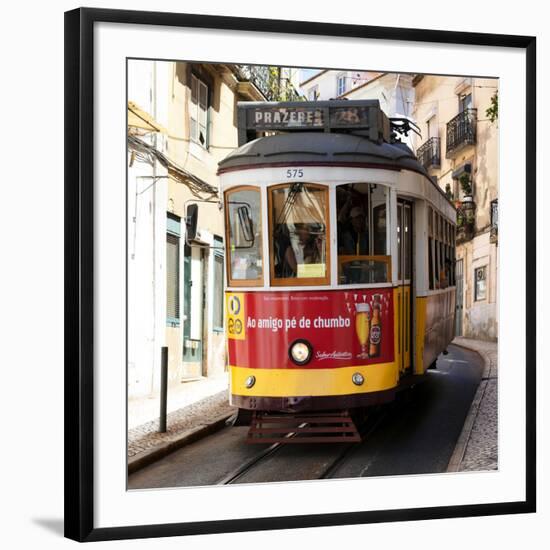 Welcome to Portugal Square Collection - Prazeres Tram 28 Lisbon-Philippe Hugonnard-Framed Photographic Print