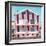 Welcome to Portugal Square Collection - Red Striped House II-Philippe Hugonnard-Framed Photographic Print