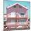 Welcome to Portugal Square Collection - Red Striped House II-Philippe Hugonnard-Mounted Photographic Print