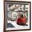 Welcome to Portugal Square Collection - Red Tram Old Town Lisbon-Philippe Hugonnard-Framed Photographic Print