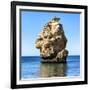 Welcome to Portugal Square Collection - Rocks at Praia da Marinha Beach-Philippe Hugonnard-Framed Photographic Print