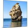 Welcome to Portugal Square Collection - Rocks at Praia da Marinha Beach-Philippe Hugonnard-Mounted Photographic Print