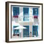 Welcome to Portugal Square Collection - White House and Blue Windows-Philippe Hugonnard-Framed Photographic Print