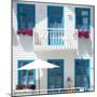 Welcome to Portugal Square Collection - White House and Blue Windows-Philippe Hugonnard-Mounted Photographic Print