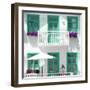 Welcome to Portugal Square Collection - White House and Green Windows-Philippe Hugonnard-Framed Photographic Print