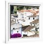 Welcome to Portugal Square Collection - White Houses Obidos-Philippe Hugonnard-Framed Photographic Print