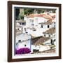 Welcome to Portugal Square Collection - White Houses Obidos-Philippe Hugonnard-Framed Photographic Print