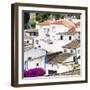 Welcome to Portugal Square Collection - White Houses Obidos-Philippe Hugonnard-Framed Photographic Print