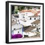 Welcome to Portugal Square Collection - White Houses Obidos-Philippe Hugonnard-Framed Photographic Print