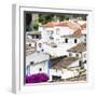 Welcome to Portugal Square Collection - White Houses Obidos-Philippe Hugonnard-Framed Photographic Print